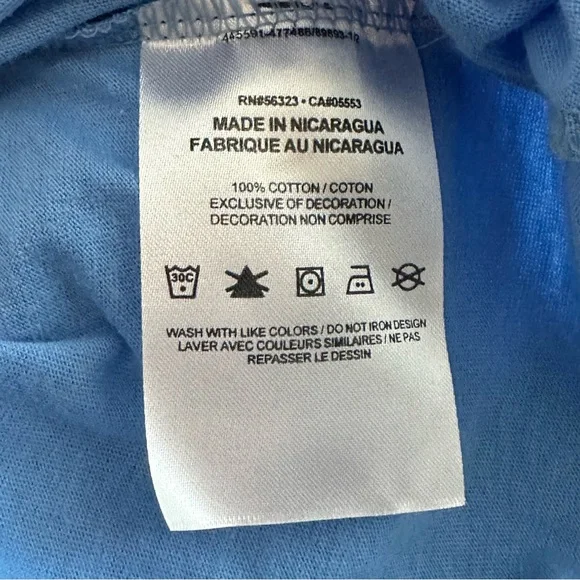 Nike Blue Tee / T-Shirt Short Sleeve Cotton Size S - Picture 7 of 8